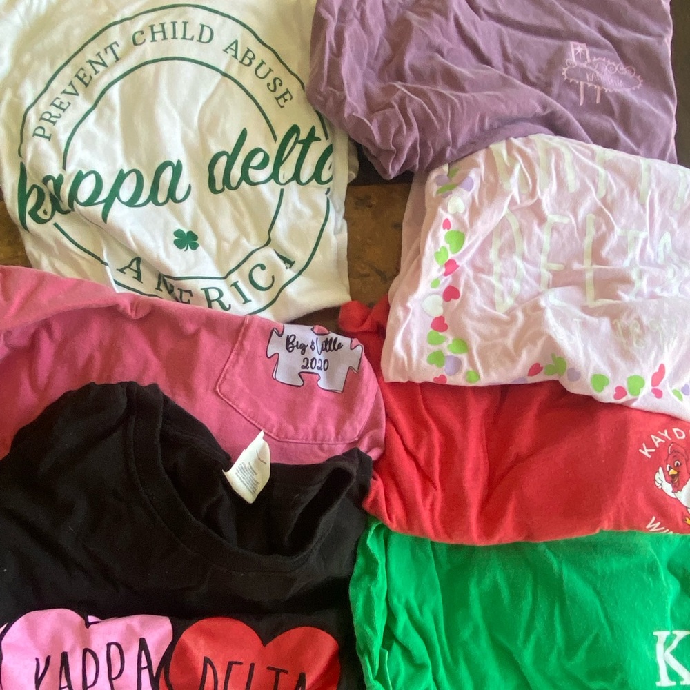 9 miscellaneous kappa delta t shirts